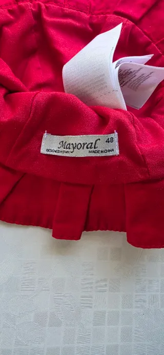 Cappellino estivo bambina rosso