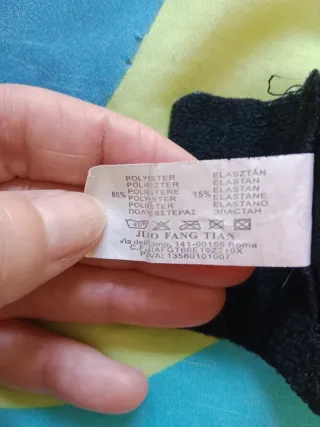 Sujetador negro bordado ESP/FR 125D, EUR 110D