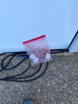 Puerta de aluminio blanca