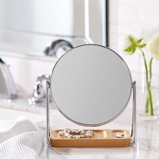 Amazon Basics Redondo, Vanity Mirror Montaje en Me