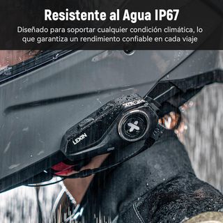 LEXIN G1 Auriculares Bluetooth Casco Moto, Auricul