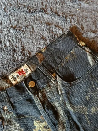 Jeans Stussy Real Tree Camo Y2K Baggy