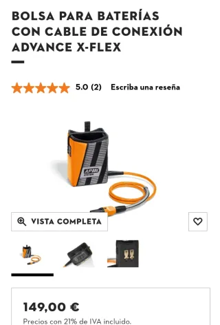 Bolsa Batería Stihl Advance X-Flex