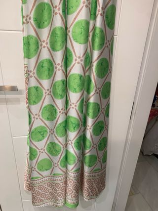 Vestido largo tirantes estampado