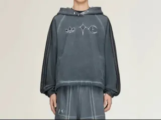 Sudadera Adidas x Thug Club Gris Talla S