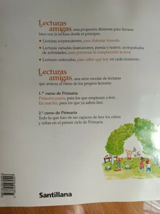 Lecturas Amigas 2 y 3 Santillana. 8 eur la unidad