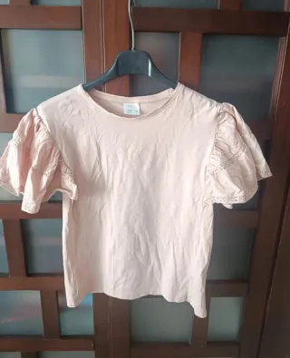 Camiseta rosa Zara Talla 11-12