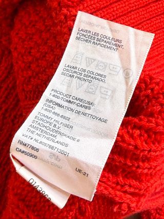 Maglione Tommy Hilfiger Rosso Donna S