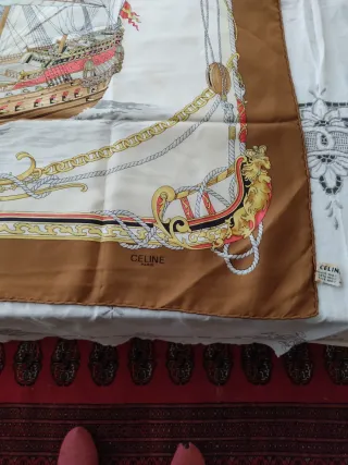 Foulard seta vintage Celine