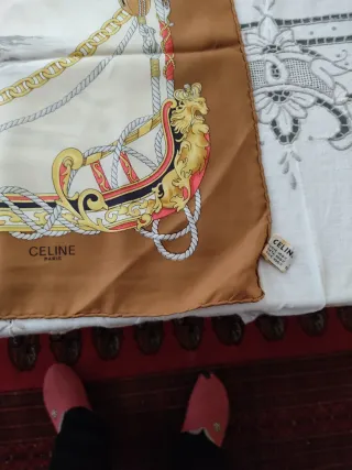 Foulard seta vintage Celine