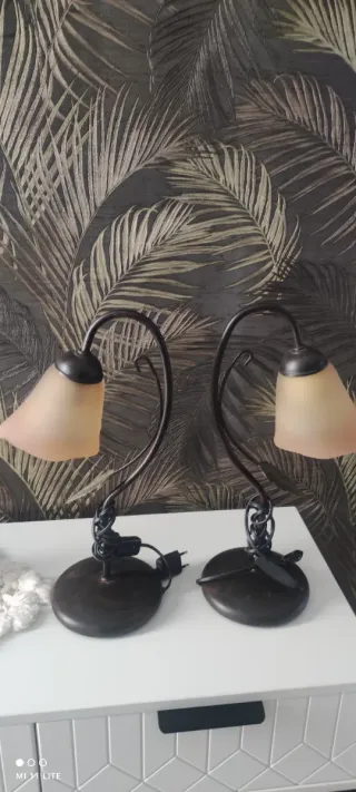 Juego de 2 lámparas de mesita