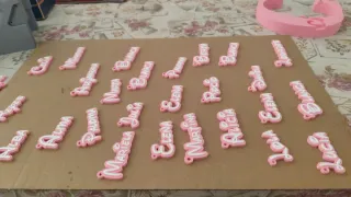 Llaveros con nombres personalizados