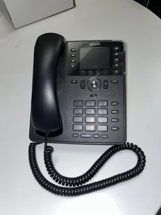 Teléfono de sobremesa Snom D735 Negro