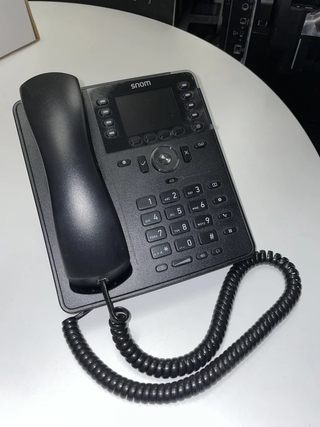 Teléfono de sobremesa Snom D735 Negro