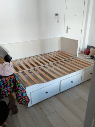 Cama nido 80x200 con cajones Ikea Hemnes
