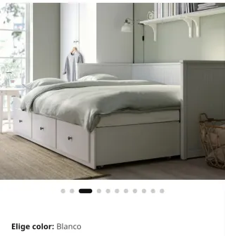 Cama nido 80x200 con cajones Ikea Hemnes