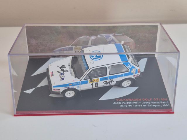 1/43 COCHE VOLKSWAGEN GOLF GTI RALLY BALAGUER 1991