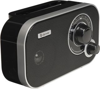 Denver TR-51 UKW-Radio mit analogem Tuning, Schwar