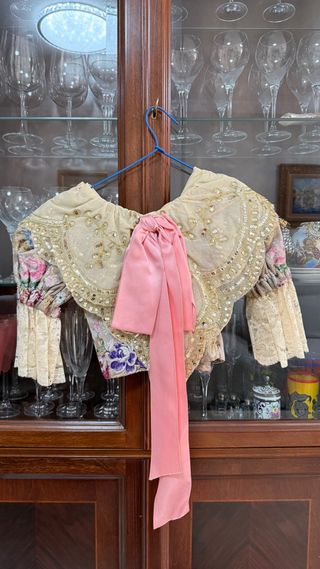 Abito fallera vintage per bambina di 5-6 anni