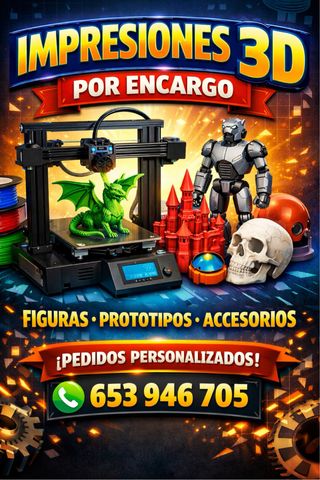 Impresiones 3d por encargo!
