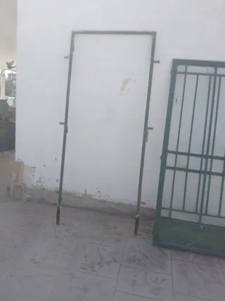 Puerta de hierro para campo