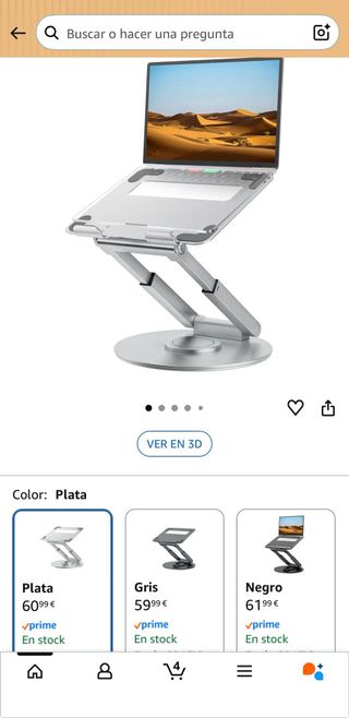 Soporte Portátil Tounee Ajustable Giratorio