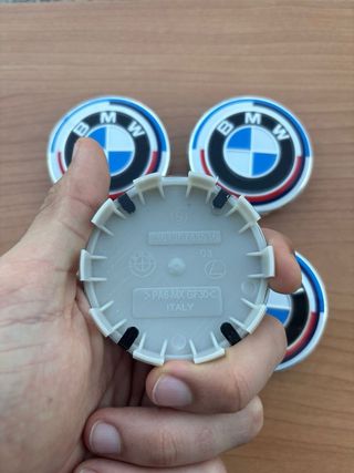 Tapabujes BMW 68mm 50 Aniversario (4 uds)