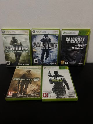 Xbox 360 Call of Duty Juegos