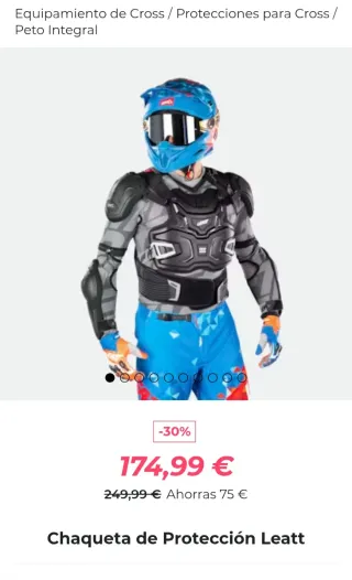 Peto OffRoad Integral Leatt XXL a estrenar