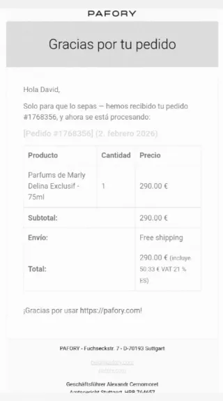 Perfume Delina Exclusif Parfums de Marly 75ml