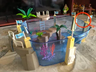 Acuario Playmobil 9060 con accesorios