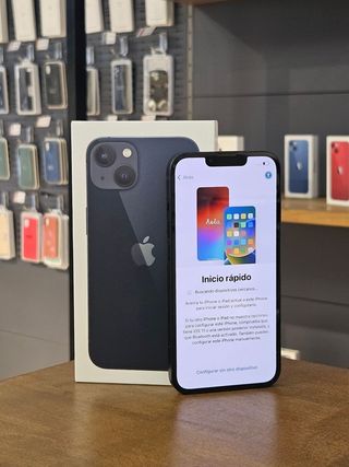 IPHONE 13 128GB NEGRO BATERIA 100% - 7 CICLOS