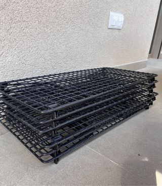 6 Estanterías Zapatero Metálicas Ikea Negras