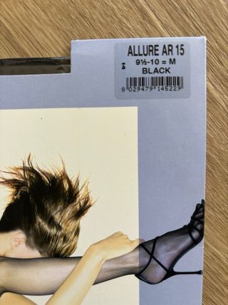 Medias La Perla Allure AR 15 M Negras