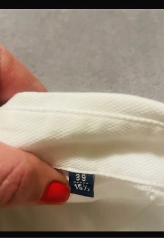 Camisa ESSETTI Blanca Manga Larga