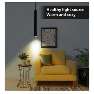 Lampada Sospensione LED Nera (2 Pezzi)