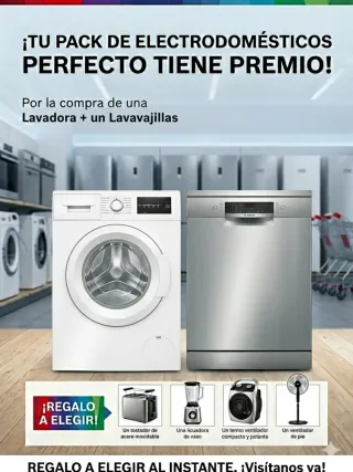 Oferta Pack Electrodomésticos + Regalo