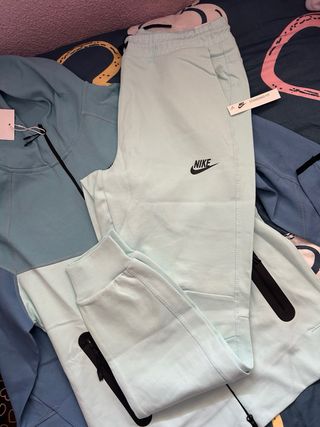 Conjunto Chándal Nike Tech Azul/Verde
