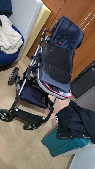 Conjunto bañera cambiador y minicuna