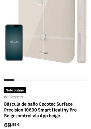 Báscula Cecotec Precision 10600 Smart