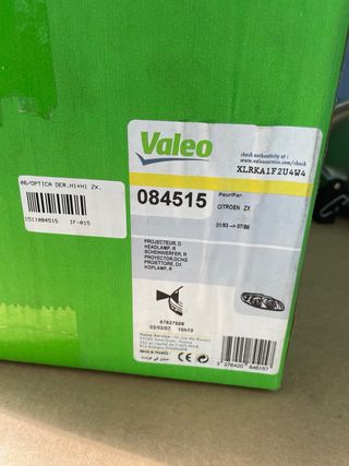 Faro Delantero Derecho Citroen ZX Nuevo