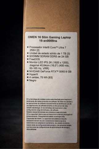 PORTATIL GAMING HP OMEN 16 | RTX 5060 | 24GB RAM