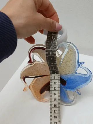 Portacandele in vetro di Murano