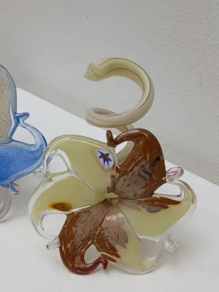 Portacandele in vetro di Murano