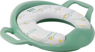 Badabulle Reductor de WC confort con asas, Verde