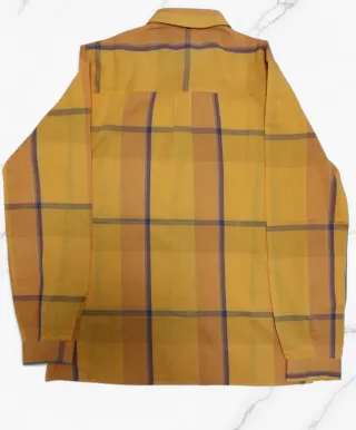 Camisa Vintage Old Chap Coleccionista. Cuadros 70