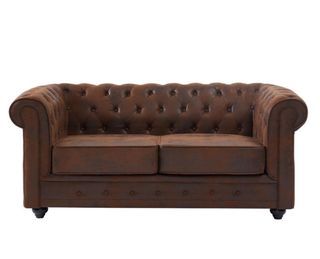 Sofá Chester Marrón Piel