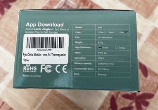 Impresora Portátil A4 Térmica