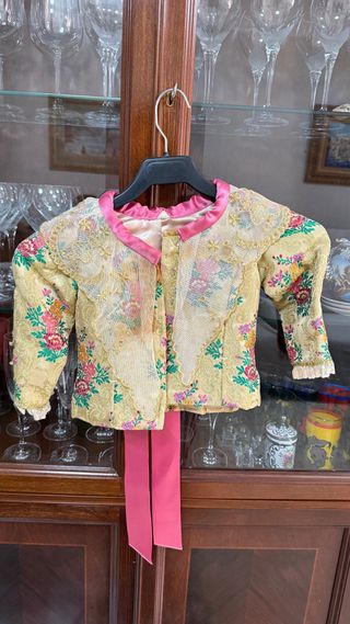 Vestido Fallera Niña 2-3 Años