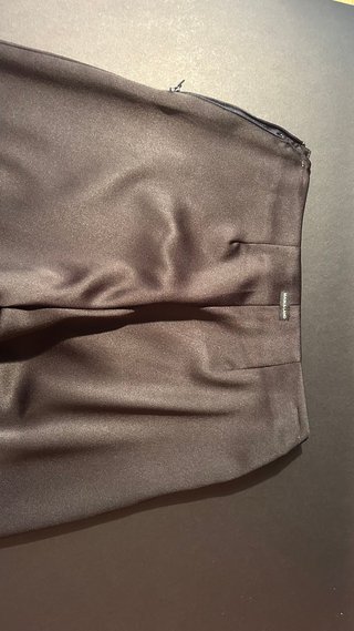 Pantaloni Main&Land effetto seta neri